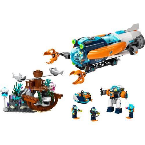 LEGO City Exploration 60379 - Submarino Explorador do Fundo do Oceano Sale