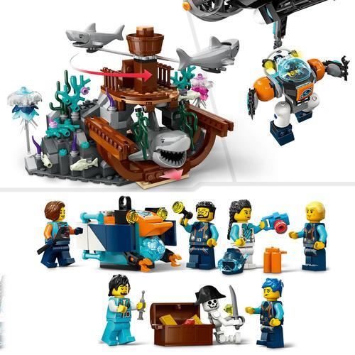 LEGO City Exploration 60379 - Submarino Explorador do Fundo do Oceano Sale