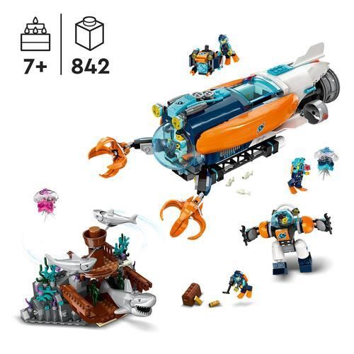 LEGO City Exploration 60379 - Submarino Explorador do Fundo do Oceano Sale