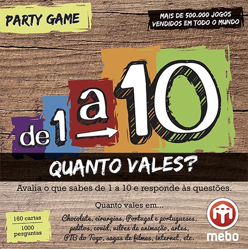 Jogo de Tabuleiro De 1 a 10 - Quanto Vales? Mebo Games on Sale