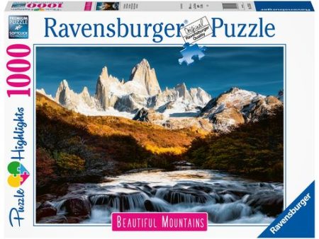 Puzzle Highlights Beautiful Mountains: Fitz Roy Patagonia - 1000 Peças - Ravensburger For Cheap