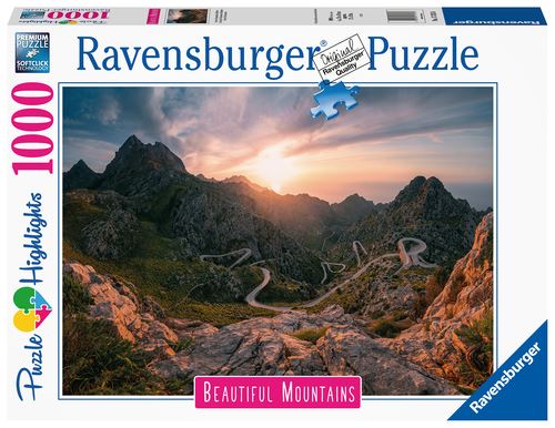 Puzzle Highlights Beautiful Mountains Serra Transmontana - 1000 Peças - Ravensburger Cheap