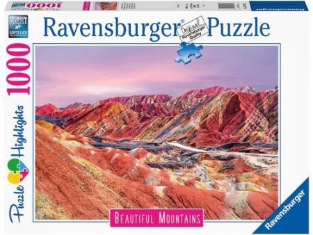 Puzzle Highlights Beautiful Mountains: As Montanhas Arco-irís - China - 1000 Peças - Ravensburger Cheap