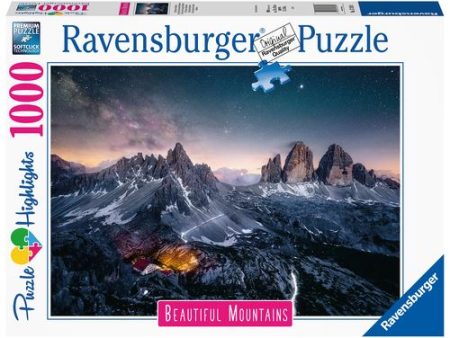 Puzzle Highlights Beautiful Mountains: Os Três Picos do Lavaredo - Itália - 1000 Peças - Ravensburger Online