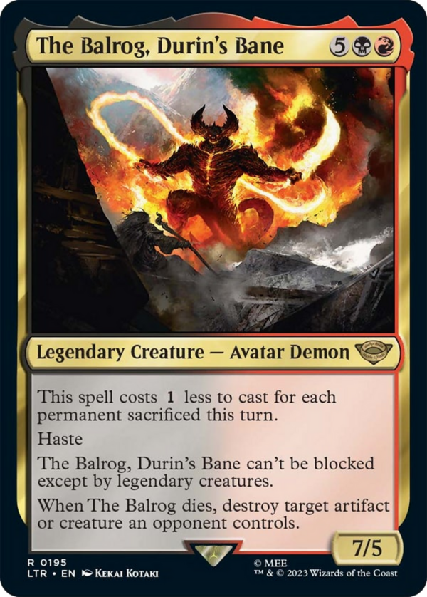 The Balrog, Durin s Bane [The Lord of the Rings: Tales of Middle-Earth] Discount