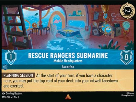 Rescue Rangers Submarine - Mobile Headquarters (169 204) [Azurite Sea] Fashion