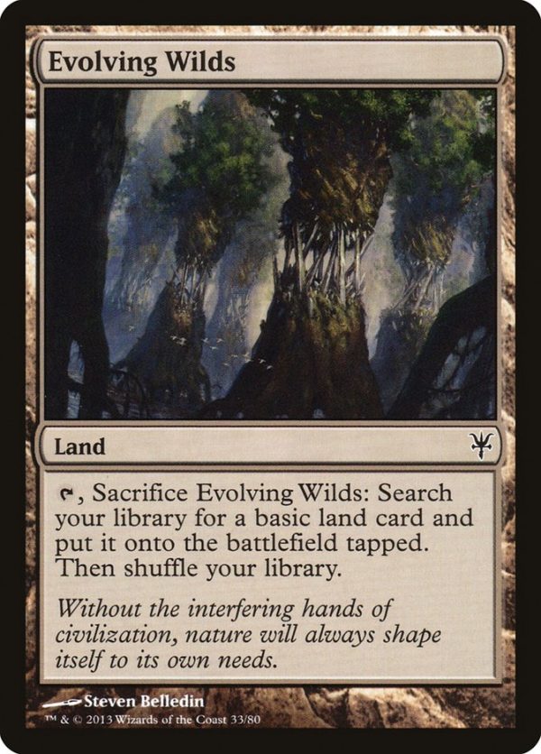 Evolving Wilds [Duel Decks: Sorin vs. Tibalt] Online Hot Sale