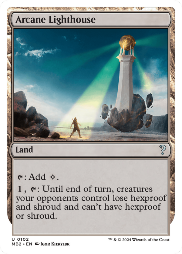 Arcane Lighthouse (White Border) [Mystery Booster 2] Discount