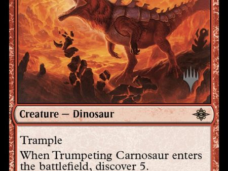 Trumpeting Carnosaur (Promo Pack) [The Lost Caverns of Ixalan Promos] Online now