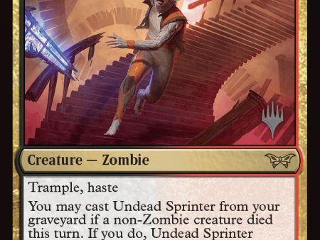 Undead Sprinter [Duskmourn: House of Horror Promos] Discount