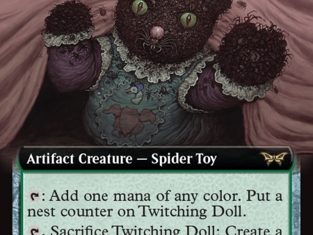 Twitching Doll (Extended Art) (Buy-a-box) [Duskmourn: House of Horror Promos] Cheap