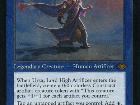 Urza, Lord High Artificer (Retro Foil Etched) [Modern Horizons] Discount