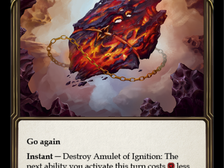 Amulet of Ignition [EVR179] (Everfest)  1st Edition Cold Foil For Cheap