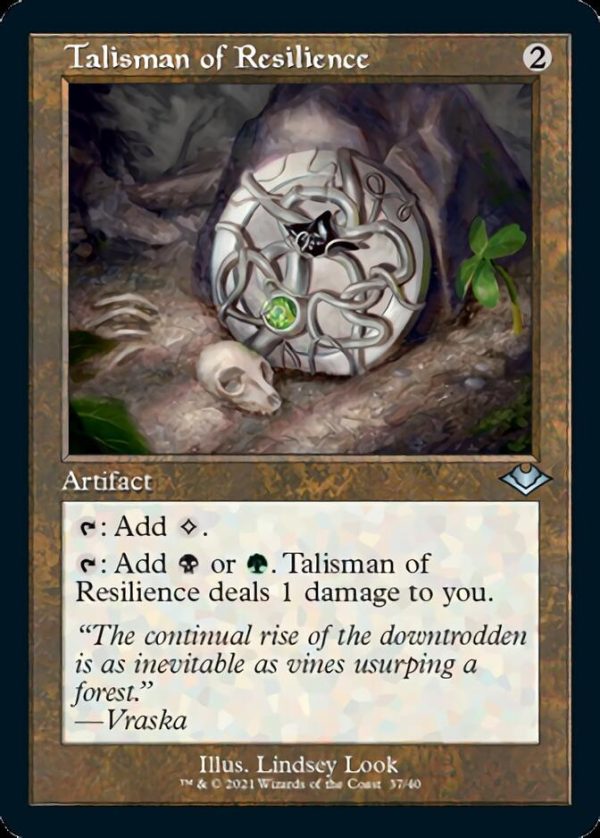 Talisman of Resilience (Retro Foil Etched) [Modern Horizons] Discount