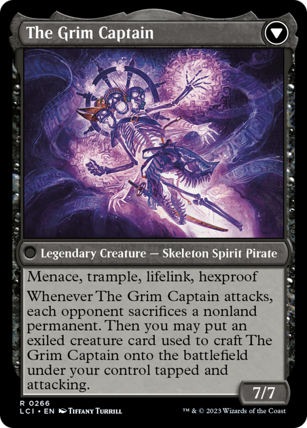 Throne of the Grim Captain    The Grim Captain [The Lost Caverns of Ixalan Prerelease Cards] Online Sale