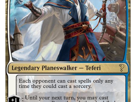 Teferi, Time Raveler (White Border) [Mystery Booster 2] Sale