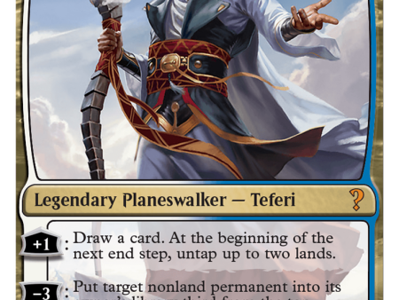 Teferi, Hero of Dominaria (White Border) [Mystery Booster 2] For Discount