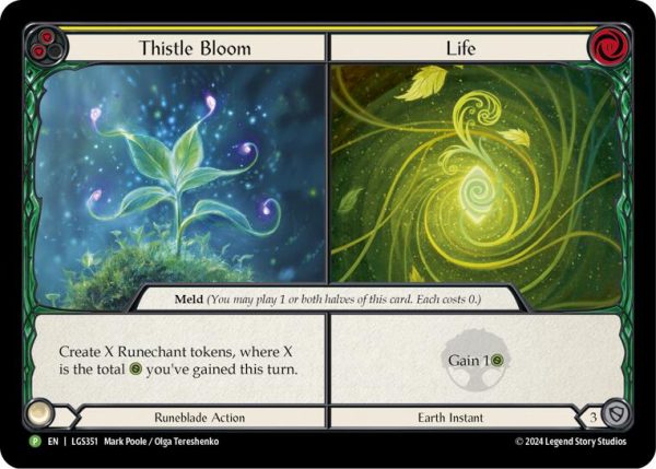 Thistle Bloom    Life [LGS351] (Promo)  Cold Foil Hot on Sale