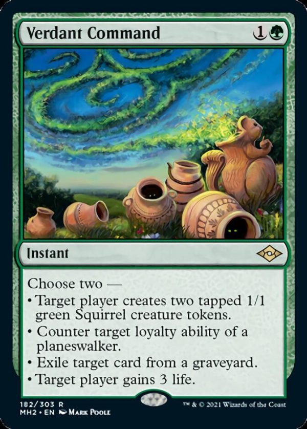 Verdant Command [Modern Horizons 2] Online now