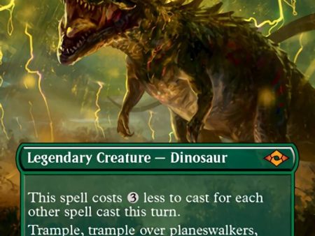 Thrasta, Tempest s Roar (Borderless Alternate Art) [Modern Horizons 2] Online now