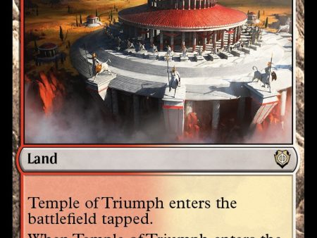 Temple of Triumph [Phyrexia: All Will Be One Commander] Hot on Sale