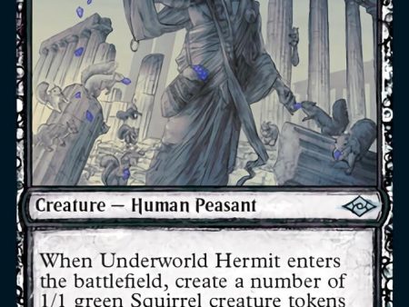 Underworld Hermit (Sketch) [Modern Horizons 2] on Sale