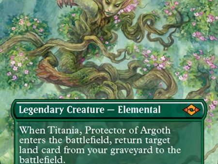 Titania, Protector of Argoth (Borderless Alternate Art) [Modern Horizons 2] Online now