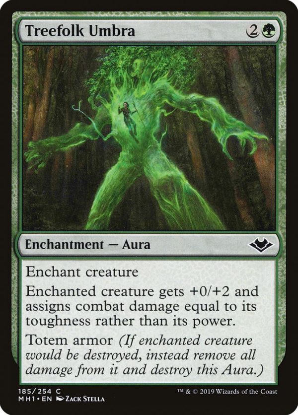 Treefolk Umbra [Modern Horizons] Supply