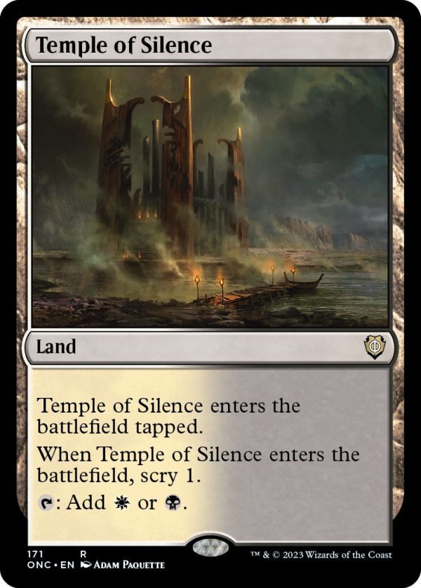 Temple of Silence [Phyrexia: All Will Be One Commander] Discount