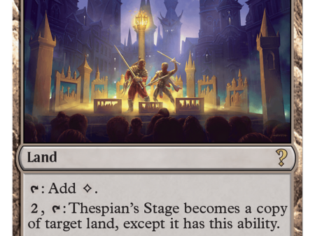 Thespian s Stage (White Border) [Mystery Booster 2] For Sale