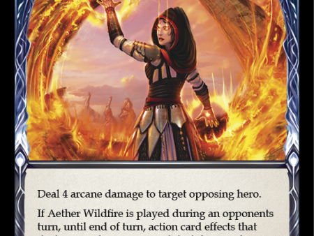 Aether Wildfire [EVR123] (Everfest)  1st Edition Rainbow Foil Discount