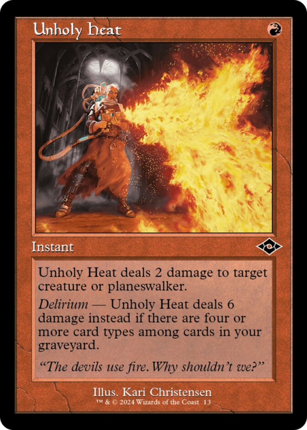 Unholy Heat (Retro) [Modern Horizons 2] For Sale