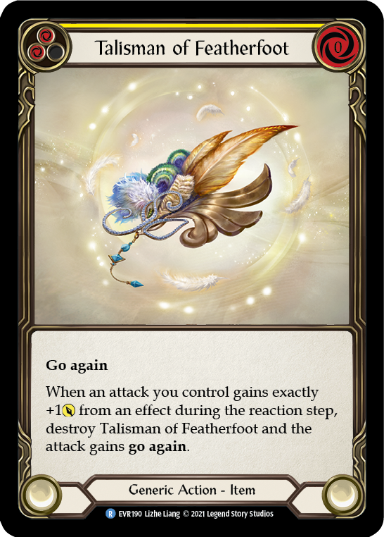 Talisman of Featherfoot [EVR190] (Everfest)  1st Edition Cold Foil on Sale