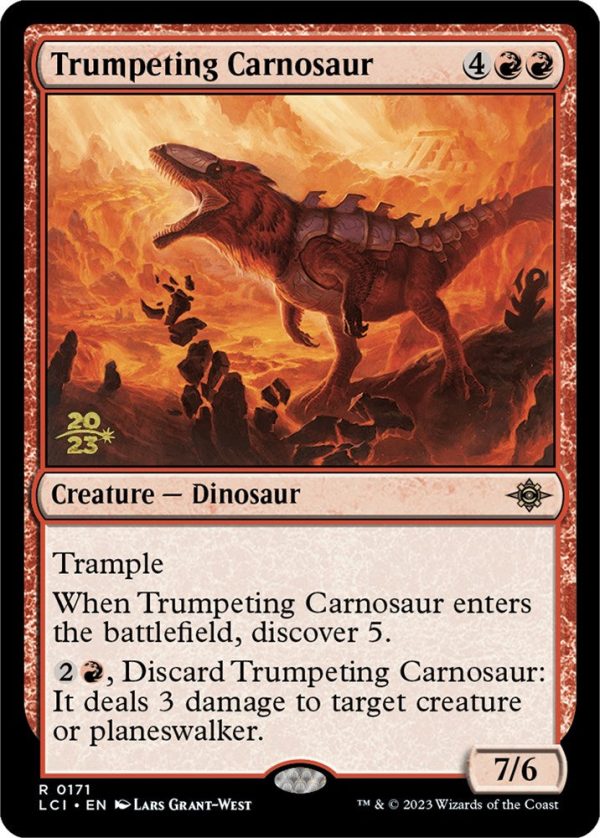 Trumpeting Carnosaur [The Lost Caverns of Ixalan Prerelease Cards] Supply