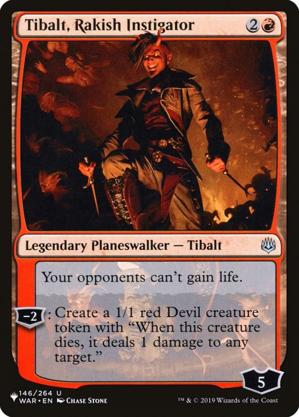 Tibalt, Rakish Instigator [The List] For Sale