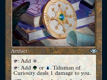 Talisman of Curiosity (Retro Foil Etched) [Modern Horizons] Supply