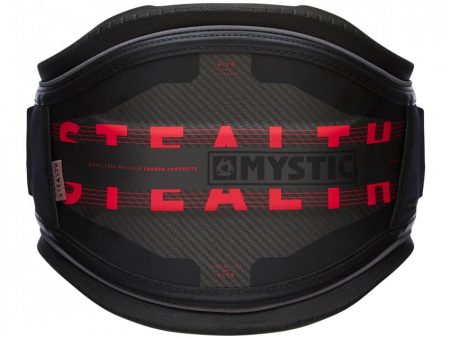 2022   2023 Mystic Stealth Hardshell Waist Harness - Black Red For Sale