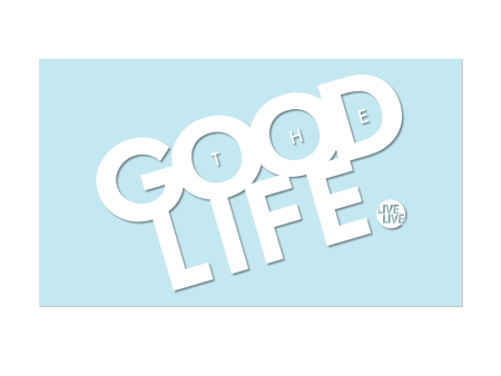 #THEGOODLIFE - 6  White Decal For Cheap