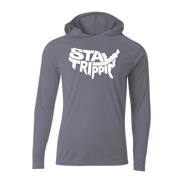 #STAYTRIPPIN USA Performance Long Sleeve Hoodie Online Hot Sale