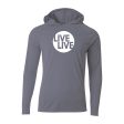 #LIVELIVE Performance Long Sleeve Hoodie For Discount