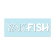 #YAKFISH Logo - 6  White Decal Sale