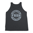 #FRESHFISH TriBlend Tank Top - Gray Print Online Sale