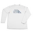 #FACEDOWNTAILUP Performance Long Sleeve Shirt - Gray Print Fashion