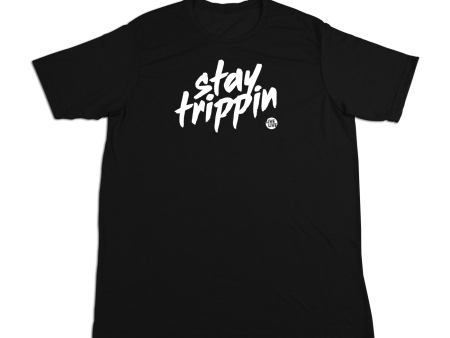 #STAYTRIPPIN Tag Soft Short Sleeve Shirt on Sale