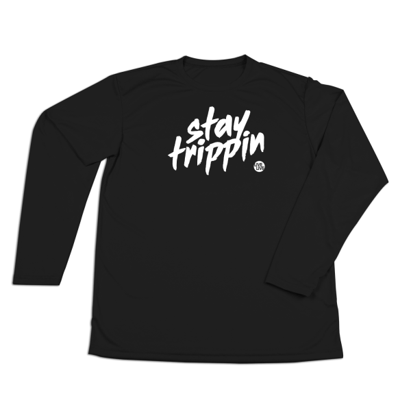 #STAYTRIPPIN TAG YOUTH Performance Long Sleeve Shirt Hot on Sale