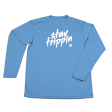 #STAYTRIPPIN Tag Performance Long Sleeve Shirt Discount