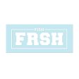 #FISHFRSH - 6  White Decal Online now