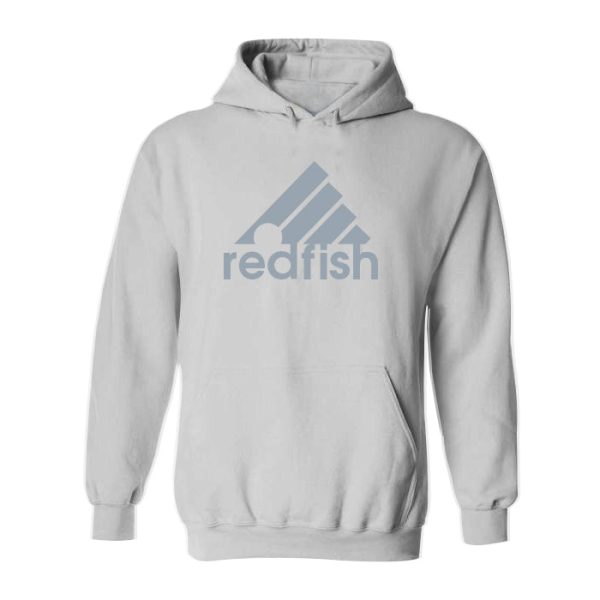 #REDFISH Classic Heavy Hoodie - Gray Print on Sale