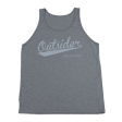 #OUTSIDER TriBlend Tank Top - Gray Print Online Sale