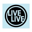 #LIVELIVE LOGO - 3.5  Black Decal Supply